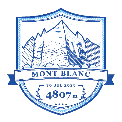 Sello de Mont Blanc, 4807 m