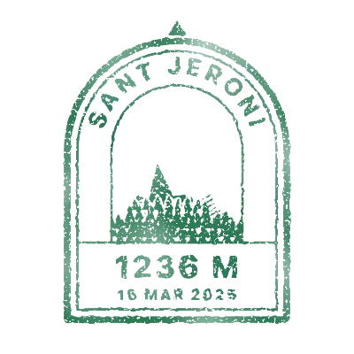 Sello de Sant Jeroni, 1236 m